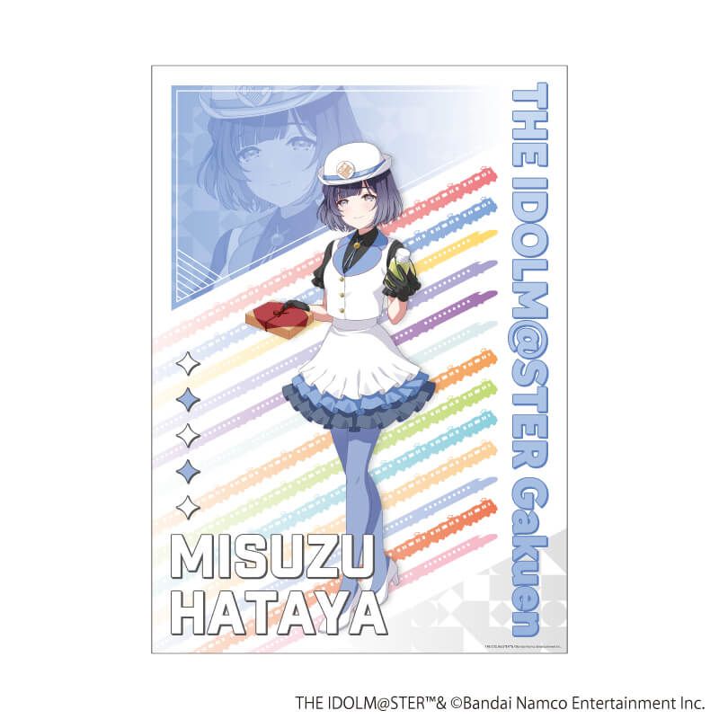 A3クリアポスター「学園アイドルマスター」14/秦谷美鈴 駅員風衣装ver.(描き下ろしイラスト)