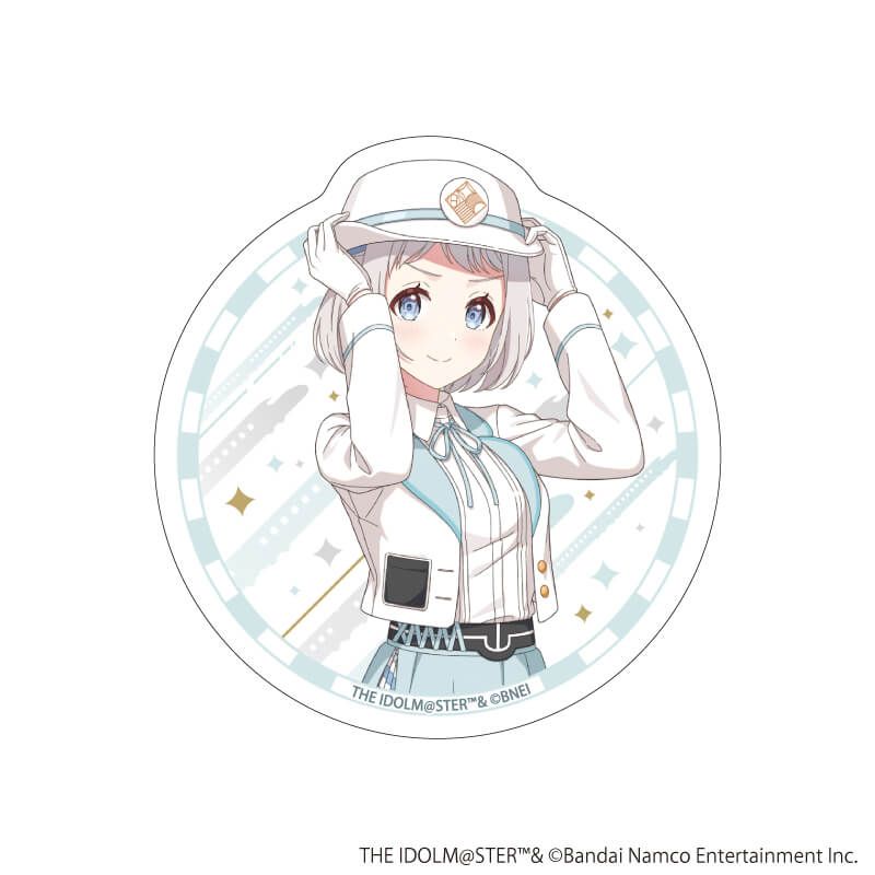ダイカットステッカー「学園アイドルマスター」30/葛城リーリヤ 駅員風衣装ver.(描き下ろしイラスト)