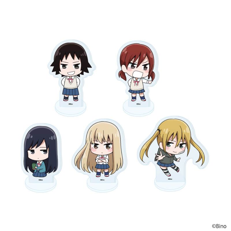 アクリルぷちスタンド「女子高生の無駄づかい」01/コンプリートセット(全5種)(公式イラスト)