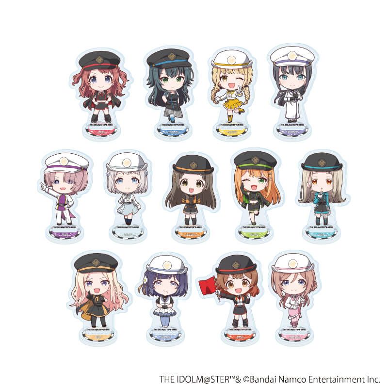 アクリルぷちスタンド「学園アイドルマスター」06/駅員風衣装ver. トレーディング(13種)(ミニキャライラスト)