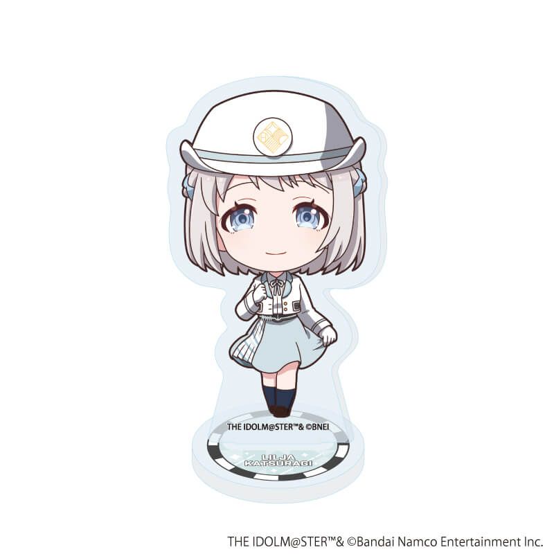 アクリルぷちスタンド「学園アイドルマスター」06/駅員風衣装ver. トレーディング(13種)(ミニキャライラスト)