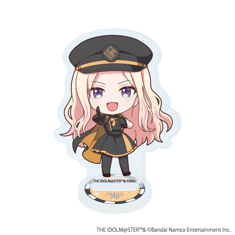 アクリルぷちスタンド「学園アイドルマスター」06/駅員風衣装ver. トレーディング(13種)(ミニキャライラスト)
