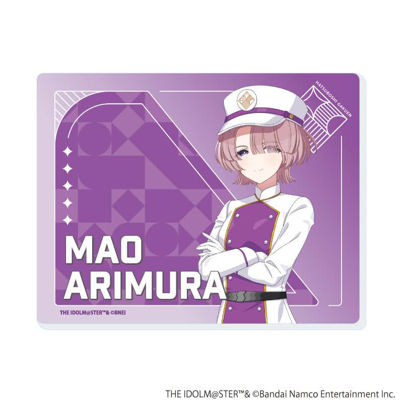 アクリルカード「学園アイドルマスター」05/駅員風衣装ver. トレーディング(13種)(描き下ろしイラスト)