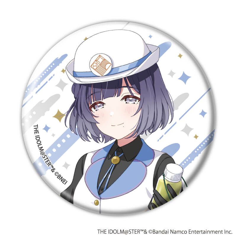 缶バッジ「学園アイドルマスター」05/駅員風衣装ver. トレーディング(13種)(描き下ろしイラスト)