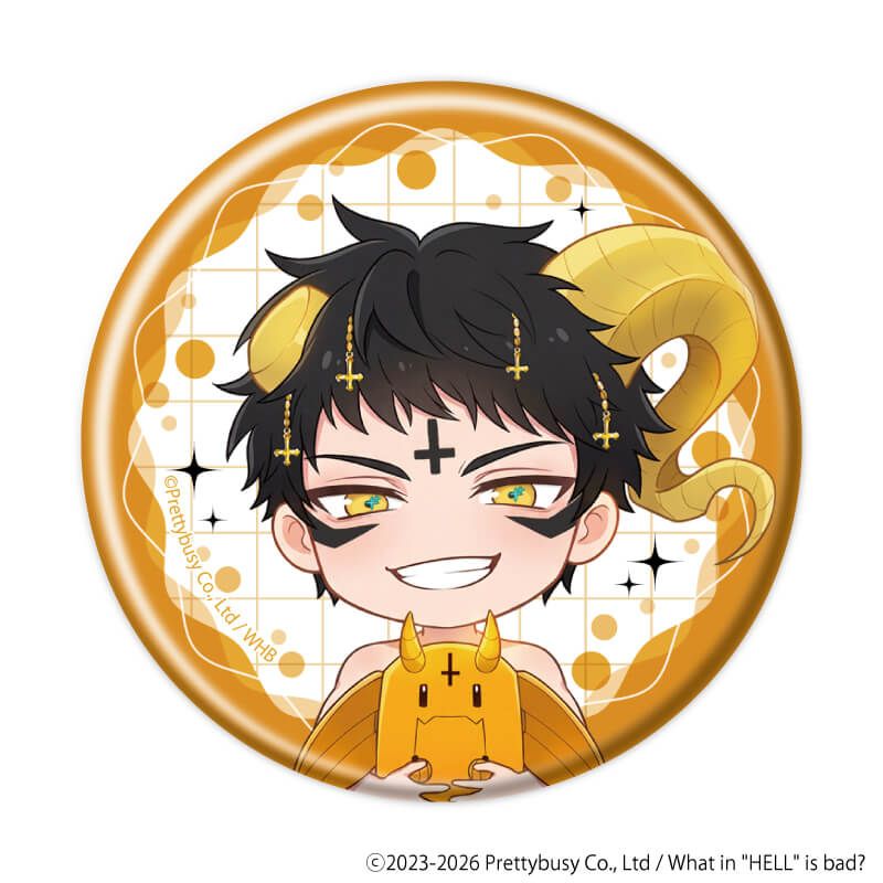 缶バッジ「What in hell is bad?‐地獄のどこが悪い？」02/コンプリートセット(全7種)(描き下ろしイラスト)