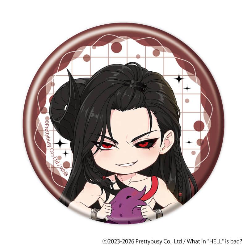 缶バッジ「What in hell is bad?‐地獄のどこが悪い？」02/コンプリートセット(全7種)(描き下ろしイラスト)