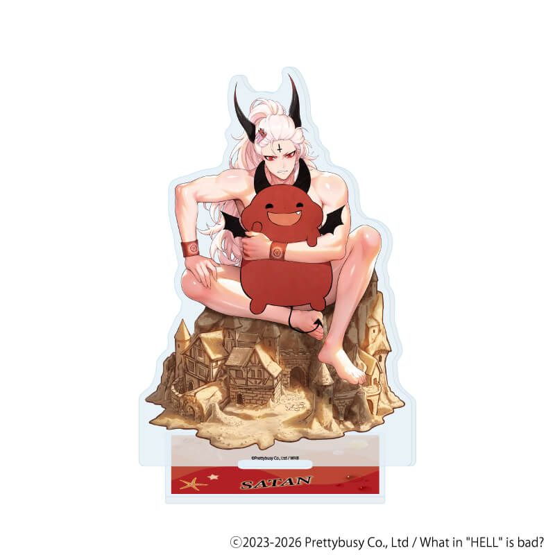 アクリルスタンド「What in hell is bad?‐地獄のどこが悪い？」01/サタン(描き下ろしイラスト)