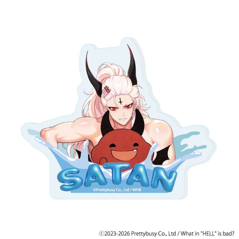 おなまえアクリルプレートバッジ「What in hell is bad?‐地獄のどこが悪い？」01/コンプリートセット(全7種)(描き下ろしイラスト)