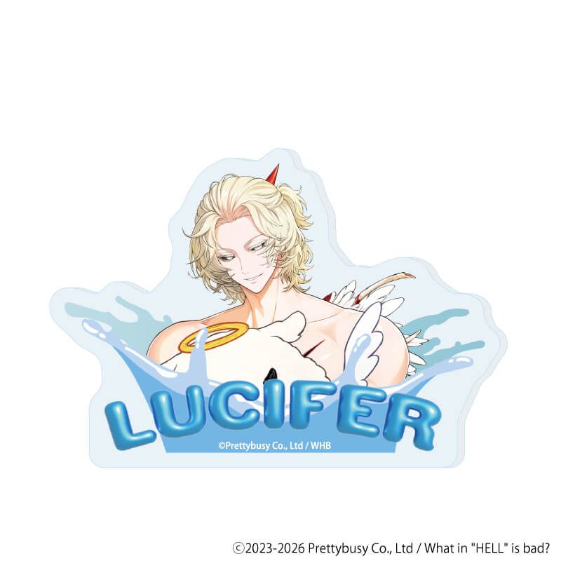 おなまえアクリルプレートバッジ「What in hell is bad?‐地獄のどこが悪い？」01/コンプリートセット(全7種)(描き下ろしイラスト)