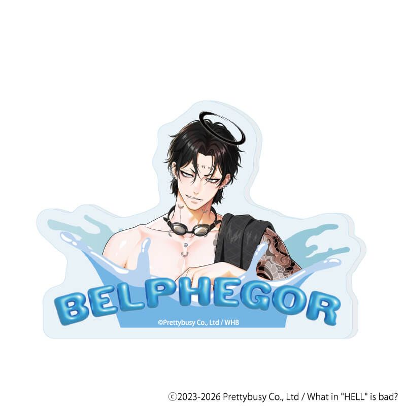 おなまえアクリルプレートバッジ「What in hell is bad?‐地獄のどこが悪い？」01/コンプリートセット(全7種)(描き下ろしイラスト)