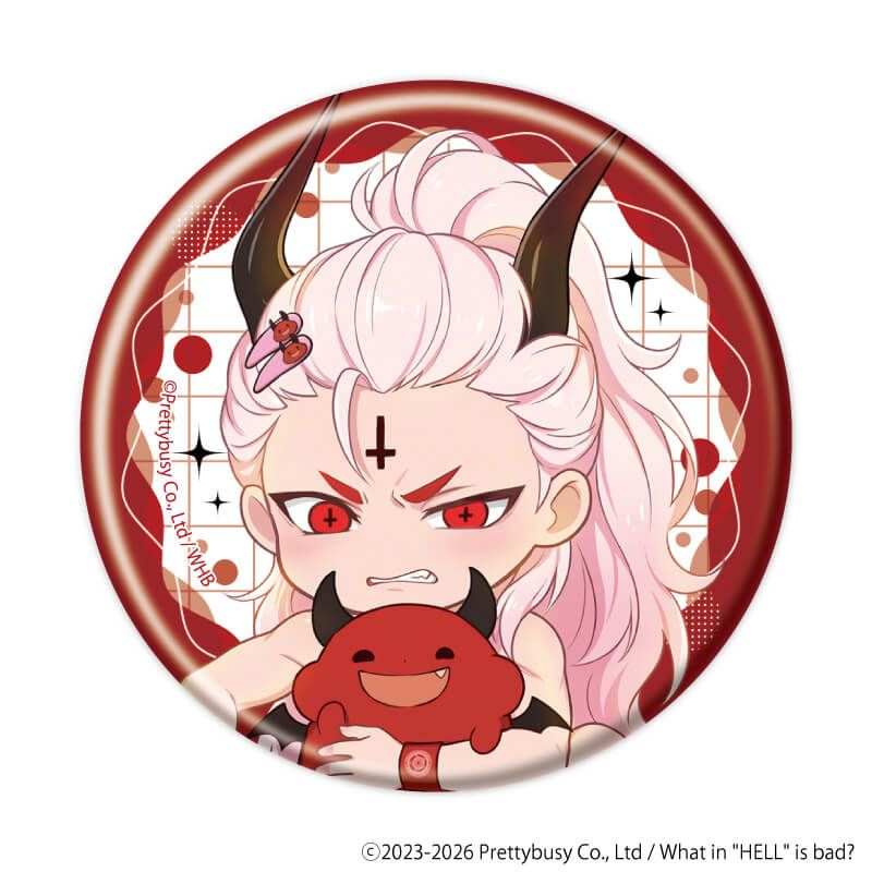 缶バッジ「What in hell is bad?‐地獄のどこが悪い？」02/ブラインド(7種)(描き下ろしイラスト)