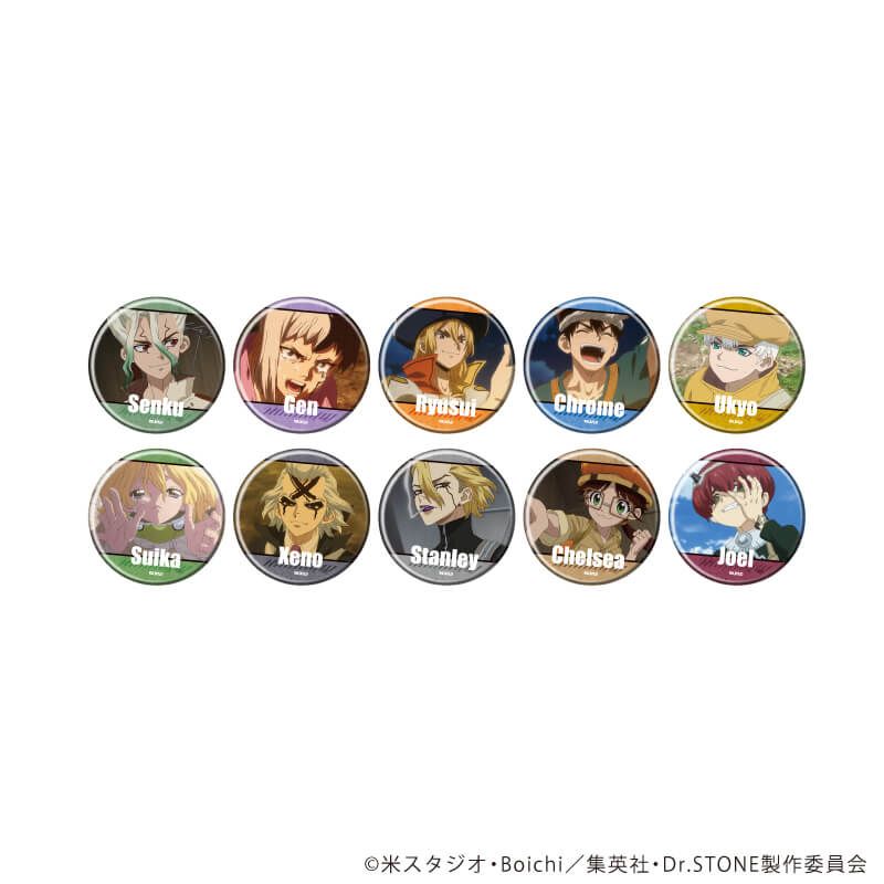 缶バッジ「Dr.STONE」42/ブラインド(10種)(場面写イラスト)