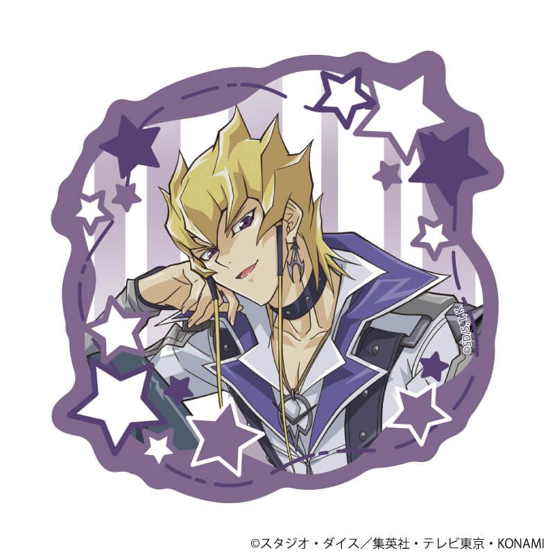 ダイカットステッカー「遊☆戯☆王5D's」02/ジャック・アトラス(描き下ろしイラスト)