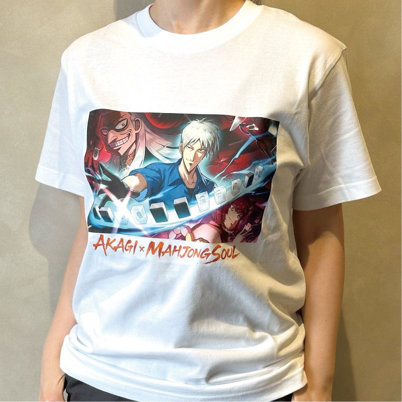 アカギ×雀魂 「復刻コラボ2026」 Tシャツ (M)（アカギ）