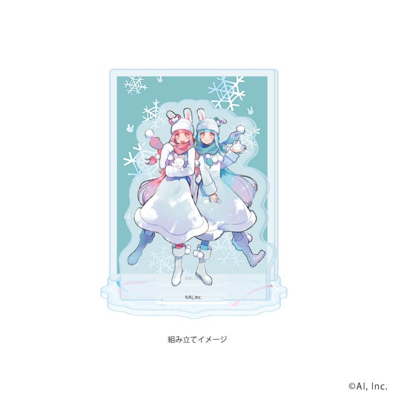 アクリルスタンドプレート「琴葉 茜・葵」10/琴葉 茜＆琴葉 葵J(公式イラスト)