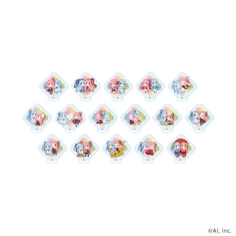 アクリルぷちスタンド「琴葉 茜・葵」01/コンプリートセット(全16種)(公式イラスト)