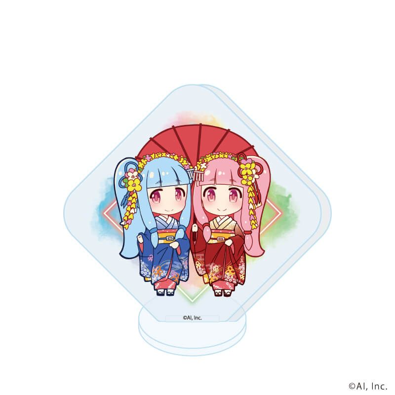 アクリルぷちスタンド「琴葉 茜・葵」01/コンプリートセット(全16種)(公式イラスト)