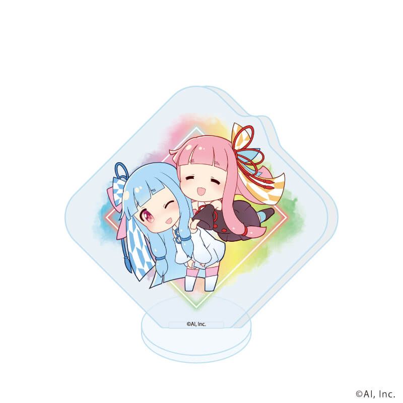 アクリルぷちスタンド「琴葉 茜・葵」01/ブラインド(16種)(公式イラスト)
