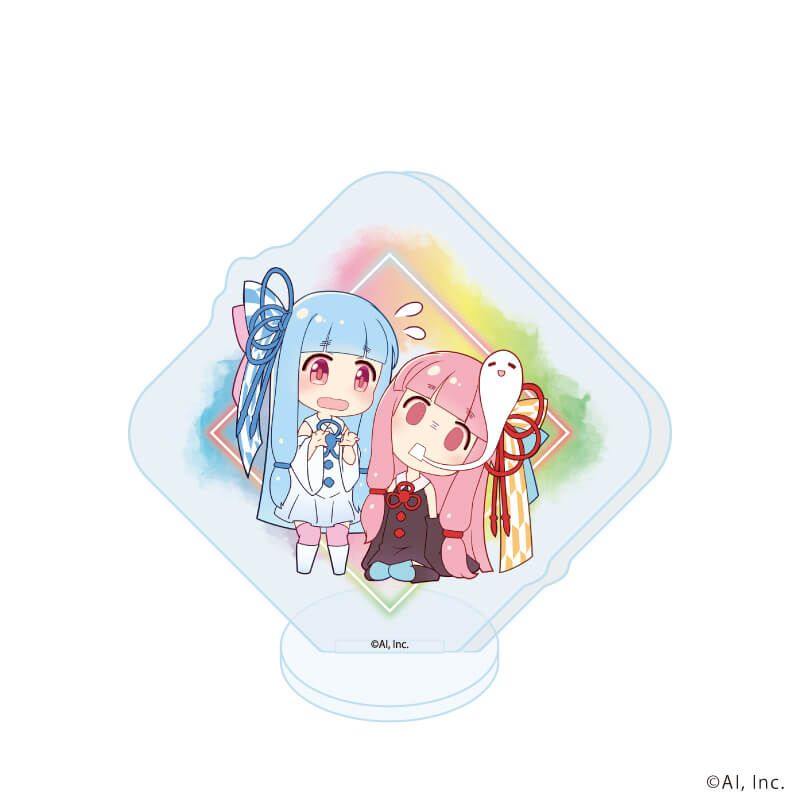 アクリルぷちスタンド「琴葉 茜・葵」01/ブラインド(16種)(公式イラスト)