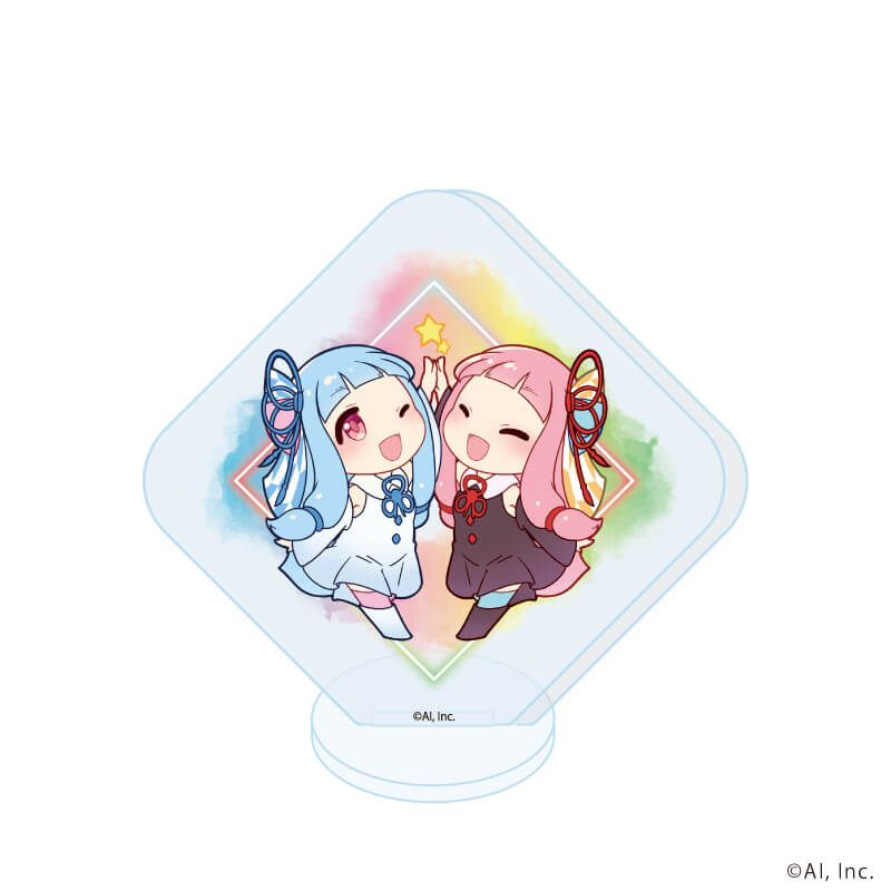 アクリルぷちスタンド「琴葉 茜・葵」01/ブラインド(16種)(公式イラスト)