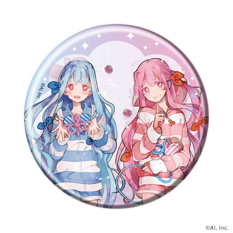 缶バッジ「琴葉 茜・葵」01/ブラインド(16種)(公式イラスト)