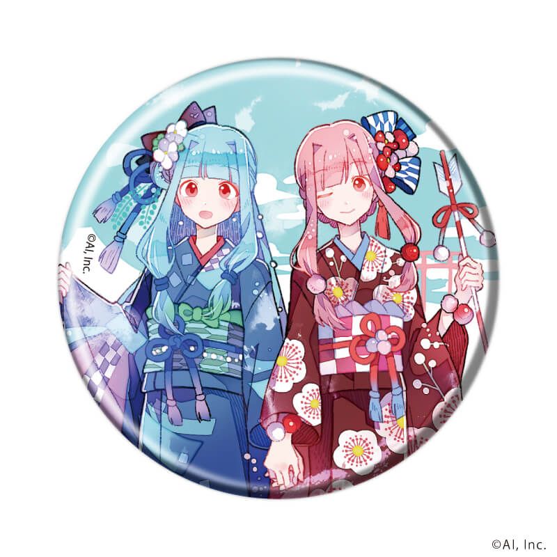 缶バッジ「琴葉 茜・葵」01/ブラインド(16種)(公式イラスト)