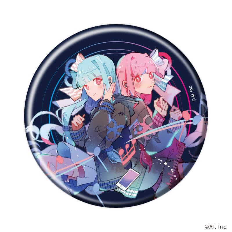 缶バッジ「琴葉 茜・葵」01/ブラインド(16種)(公式イラスト)