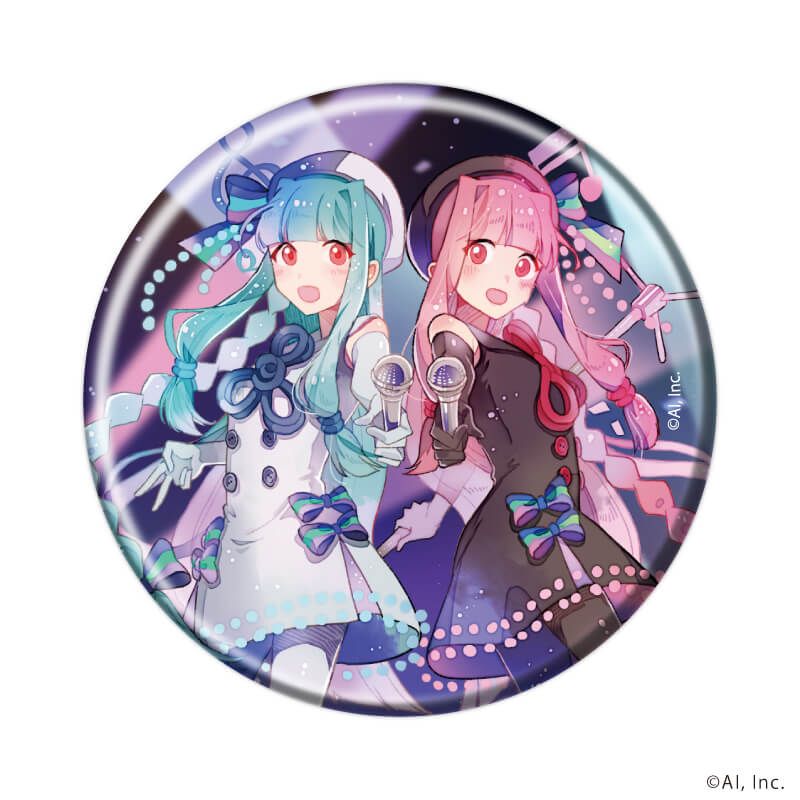 缶バッジ「琴葉 茜・葵」01/ブラインド(16種)(公式イラスト)