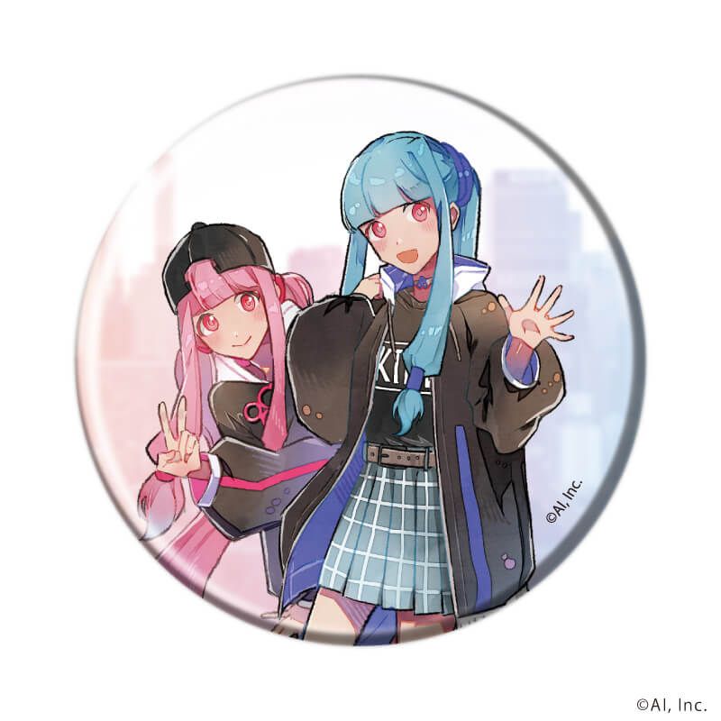 缶バッジ「琴葉 茜・葵」01/ブラインド(16種)(公式イラスト)