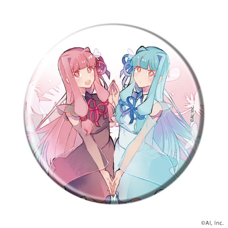 缶バッジ「琴葉 茜・葵」01/ブラインド(16種)(公式イラスト)