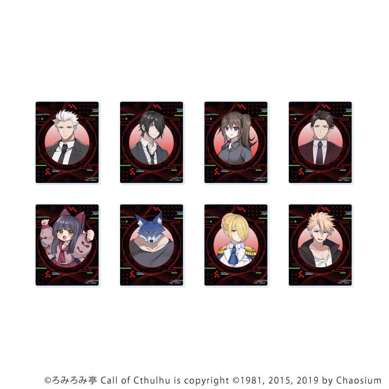 アクリルカード「邪神のクオリア」01/コンプリートセット(全8種)セット１(公式イラスト)