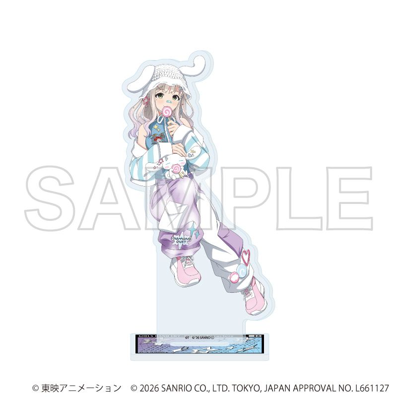 アクリルスタンド「ガールズバンドクライ×サンリオキャラクターズ」27/アイ×シナモロール(コラボイラスト)