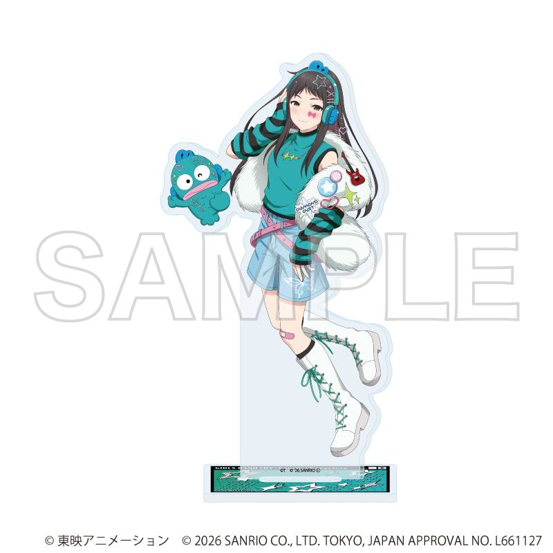 アクリルスタンド「ガールズバンドクライ×サンリオキャラクターズ」26/リン×ハンギョドン(コラボイラスト)