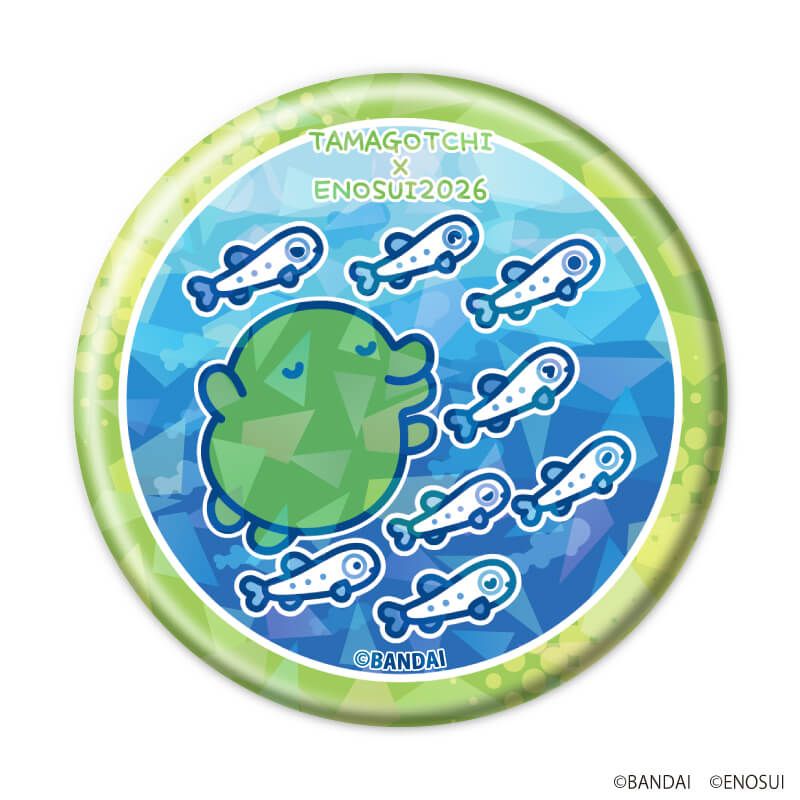 ホログラム缶バッジ「たまごっち」01/ランダム(9種)(描き下ろしイラスト)