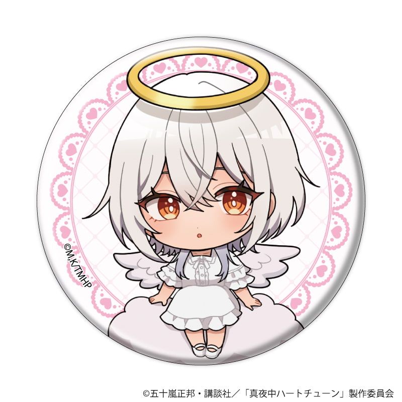 缶バッジ「TVアニメ『真夜中ハートチューン』」05/天使&悪魔ver. コンプリートセット(全8種)(ミニキャライラスト)