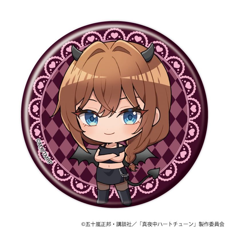 缶バッジ「TVアニメ『真夜中ハートチューン』」05/天使&悪魔ver. コンプリートセット(全8種)(ミニキャライラスト)