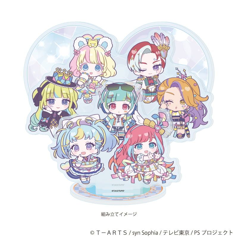 アクリルジオラマ「プリティーシリーズ」06/ワッチャプリマジ！ コーデアレンジver.(ミニキャライラスト)