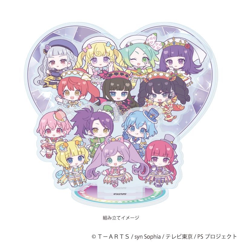 アクリルジオラマ「プリティーシリーズ」04/アイドルタイムプリパラ コーデアレンジver.(ミニキャライラスト)