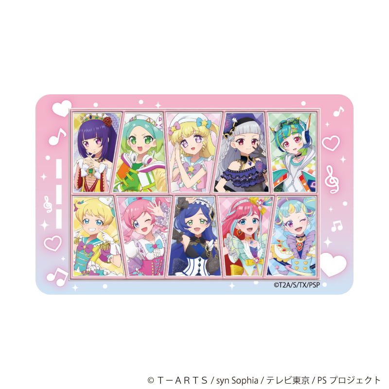 PIICA(R)(パスケース)「プリティーシリーズ」02/コーデアレンジver.(描き下ろしイラスト)