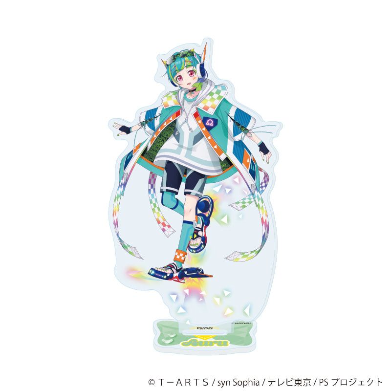 アクリルスタンド「プリティーシリーズ」17/御芽河あうる コーデアレンジver.(描き下ろしイラスト)