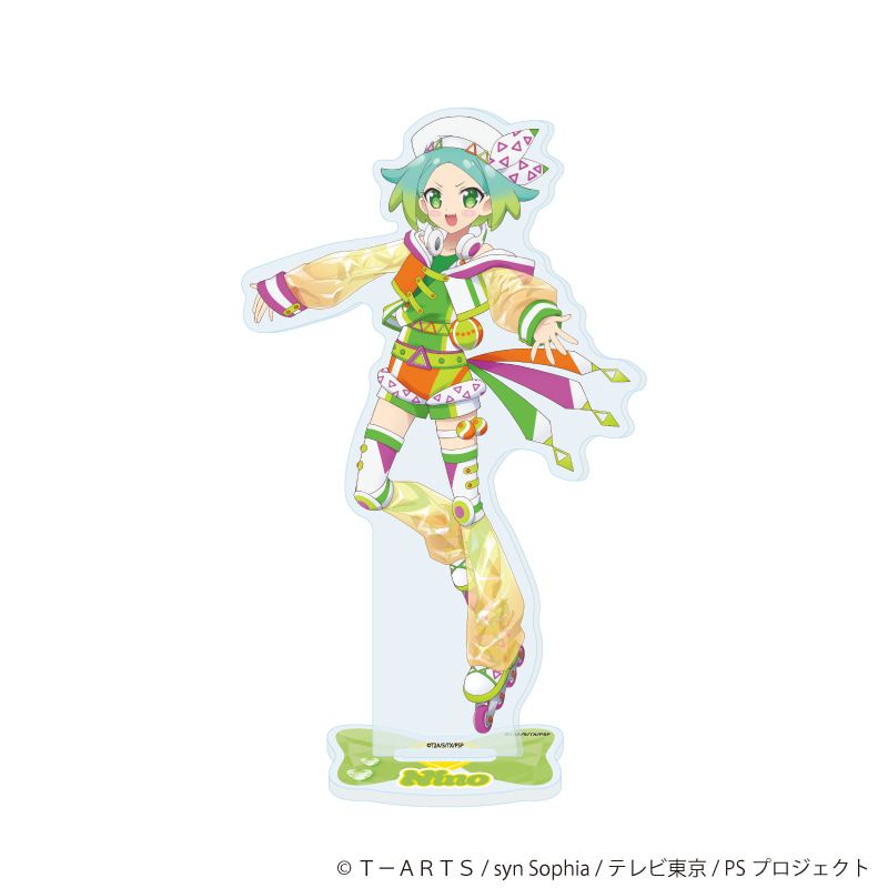 アクリルスタンド「プリティーシリーズ」09/虹色にの コーデアレンジver.(描き下ろしイラスト)