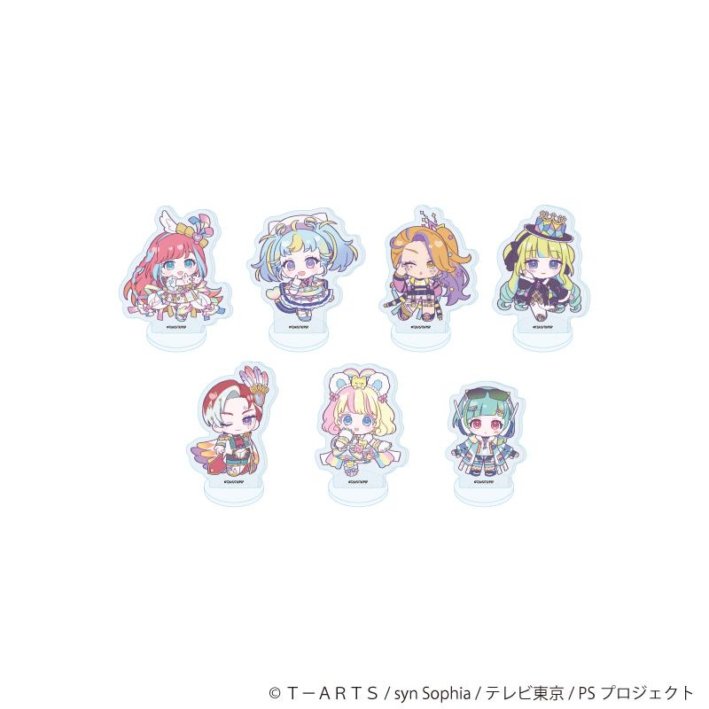 アクリルぷちスタンド「プリティーシリーズ」06/ワッチャプリマジ！ コーデアレンジver. ブラインド(7種)(ミニキャライラスト)