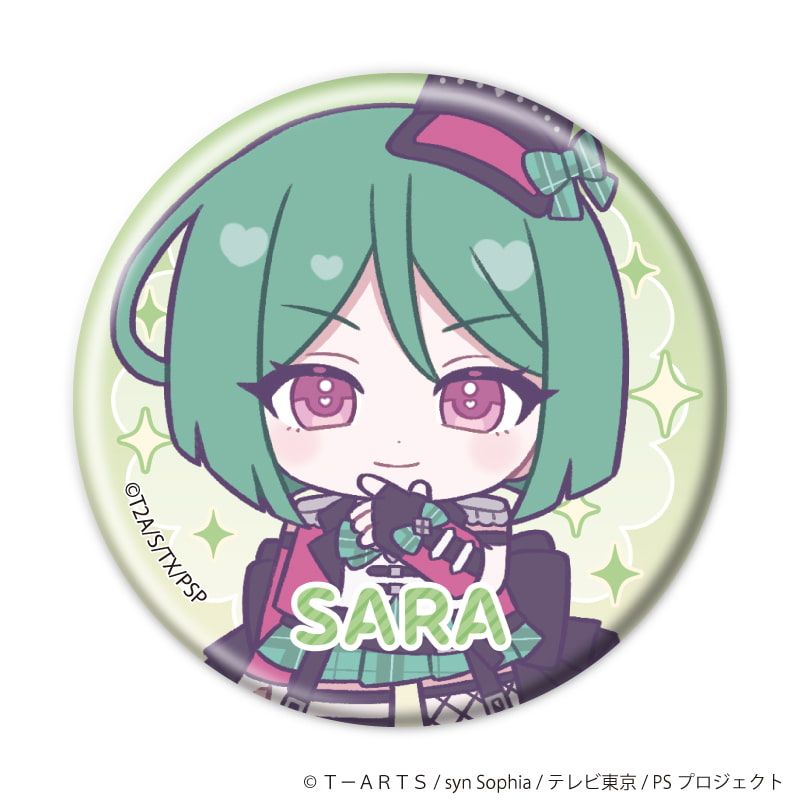 缶バッジ「プリティーシリーズ」05/キラッとプリ☆チャン コーデアレンジver. ブラインド(6種)(ミニキャライラスト)