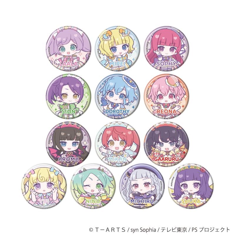 缶バッジ「プリティーシリーズ」04/アイドルタイムプリパラ コーデアレンジver. ブラインド(13種)(ミニキャライラスト)