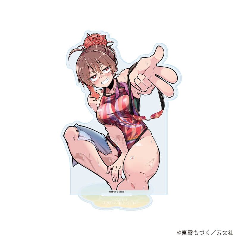 アクリルスタンド「蝶乃センパイは泳がせたい！」01/蝶乃 ゆい(公式イラスト)