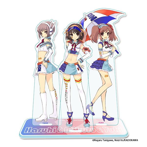 涼宮ハルヒシリーズ アクリルジオラマスタンド【ハルヒ＆みくる＆有希】