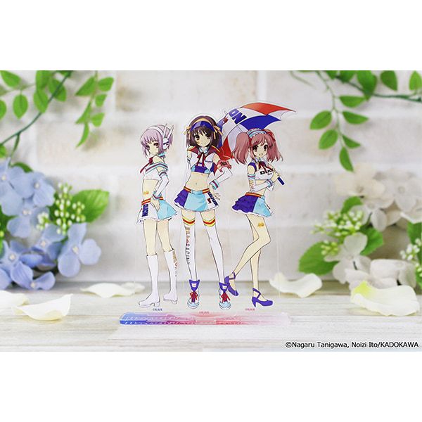 涼宮ハルヒシリーズ アクリルジオラマスタンド【ハルヒ＆みくる＆有希】