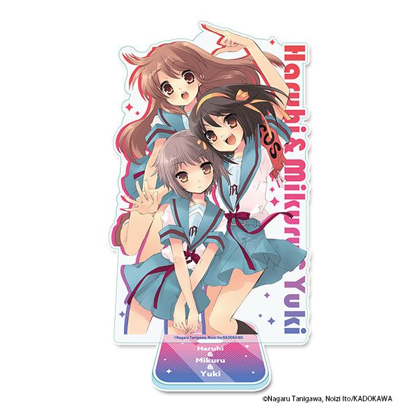 涼宮ハルヒシリーズ アクリルスタンド【ハルヒ＆みくる＆有希】
