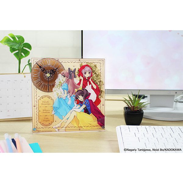 涼宮ハルヒシリーズ アクリル置時計