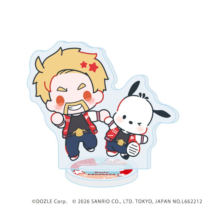 アクリルぷちスタンド「ドズル社×はぴだんぶい」01/コンプリートセット(全6種)(コラボイラスト)